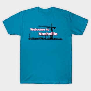 Welcome to Nashville  City of Cranes T-Shirt